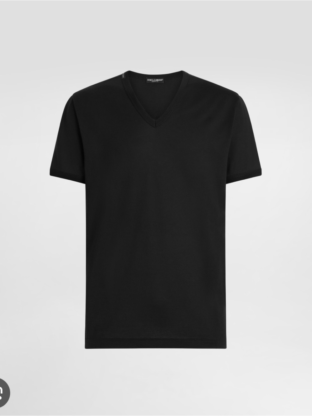 Cotton t-shirt in Black for Men Dolce&Gabbana®